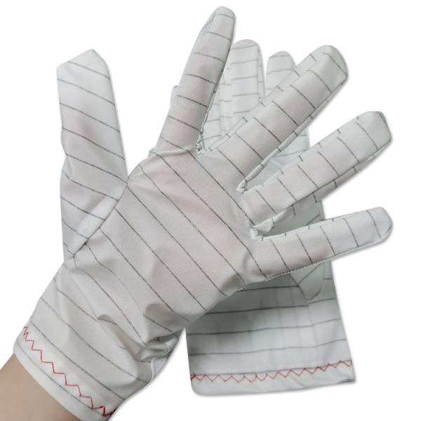 Buy cheap Anti Slip Lint Free PU Fabric Esd Safe Gloves for Cleanroom Industrial from wholesalers
