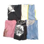 100% Recycling Cut Second Hand Clothes Rags Mixed Wiping Cloth 100% Cotton Rags