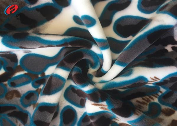 Buy cheap 100% Polyester Velvet Fabic Toy Soft Minky Material For Baby , 32S Density from wholesalers