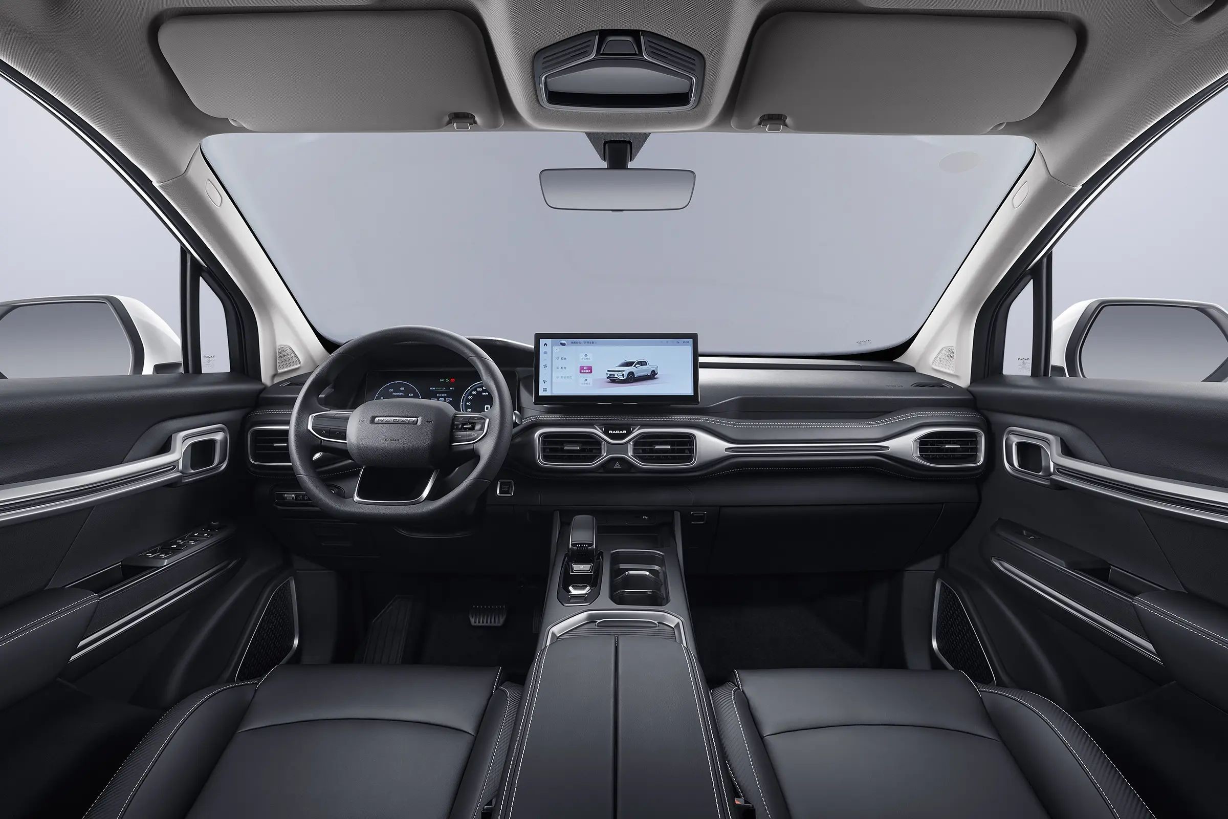 compact Geely Electric Car 5 Doors 5 Seats Sedan Type Geely Radar 6