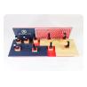 Buy cheap Customize Wooden Counter Watch Holder Stand Black Red Assemble Luxury Acrylic Tray from wholesalers