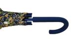 23 Inches 8 Fiberglass Ribs Hands-free Stick Umbrella With J Shape Rubber Coated