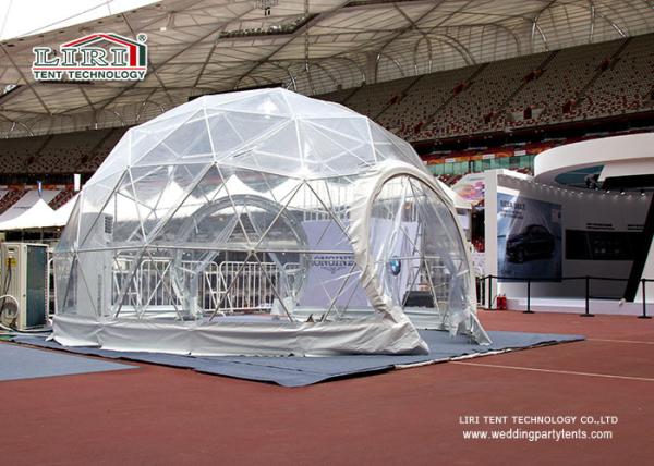 Buy cheap Transparent Half Sphere Tent Used for Outdoor Sport Event with High Quality Steel and PVC material from wholesalers