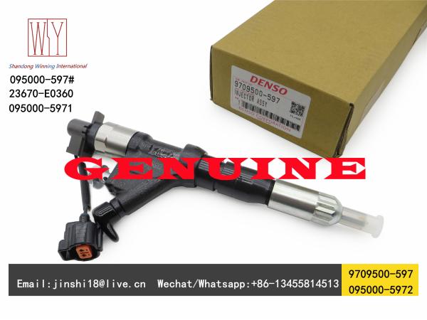 Buy cheap Denso Genuine Fuel Injector 095000-597# 095000-5971 095000-5972 9709500-597 for Hino 700 Series 23670-E0360 from wholesalers