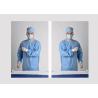 Buy cheap Anti Static Blue Isolation Gowns , Sterile Surgical Gowns Knitted / Cotton Cuff from wholesalers