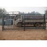 Buy cheap Low Carbon Steel Pipe Security Garrison Fence Panels Spear Top Steel Fence from wholesalers