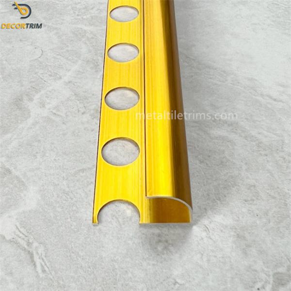 Buy cheap Aluminium Tile Edging Strip Aluminium Tile Trim 6063 Material ODM from wholesalers