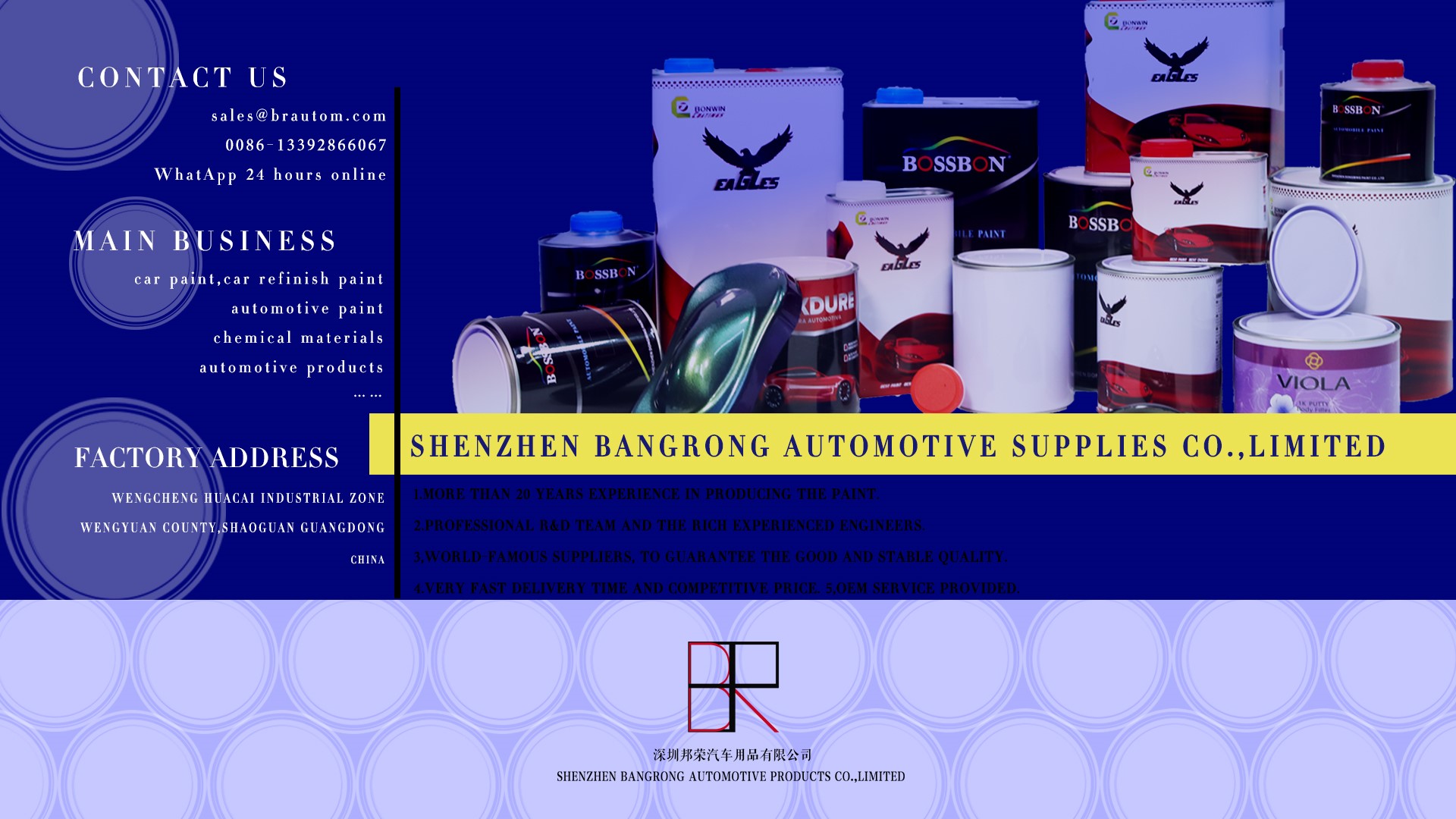 High Gloss Coating Good Adhesion and Coverage Car Refinish Paint