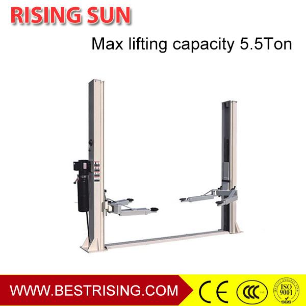 Buy cheap Car workshop used manual release 2 post hydraulic car lift from wholesalers