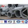Buy cheap Line 30ft Electrical Telescoping Steel Utility Poles High Voltage Power Transmission Pole from wholesalers