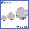 Buy cheap Cylindrical Head Code 201 304 316 Four Way Equal Male And Female Threaded Cross NPT BSP from wholesalers