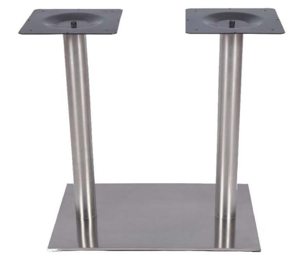 Stainless Steel Metal Table legs Commercial Table Bases 720mm Height ISO9001