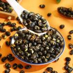 High Fiber Roasted Black Beans Snack Crispy Salted