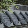 Buy cheap Traditional Temple Roofs Antique Chinese Unglazed Grey Clay Roof Tile from wholesalers