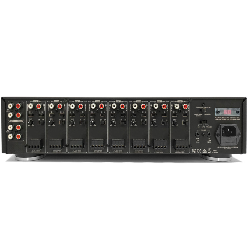 16 Channel HiFi Stereo Amplifier 2400W AV Home Theater Speaker Surround Sound Receiver