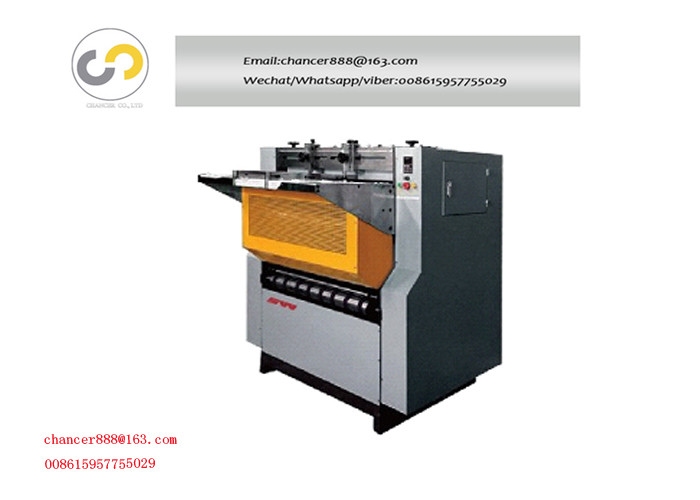 35Meter per minute U type shape manual grooving machine for box, hardboard,cardboard