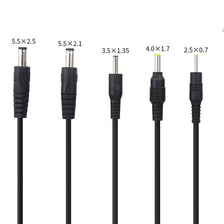 Customization USB to DC 2.1x5.5mm 2.5x5.5mm 1.35x3.5mm 2.5x0.7mm 4.0x1.7mm Power Cable