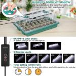 Plastic Plant Germination Trays With Lid / Drainage Holes For Successful Seed