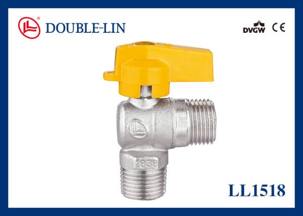 Buy cheap No Leakage Male X Male 1/2" X 1/2" EAC Brass Gas Valves from wholesalers