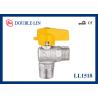 Buy cheap No Leakage Male X Male 1/2" X 1/2" EAC Brass Gas Valves from wholesalers