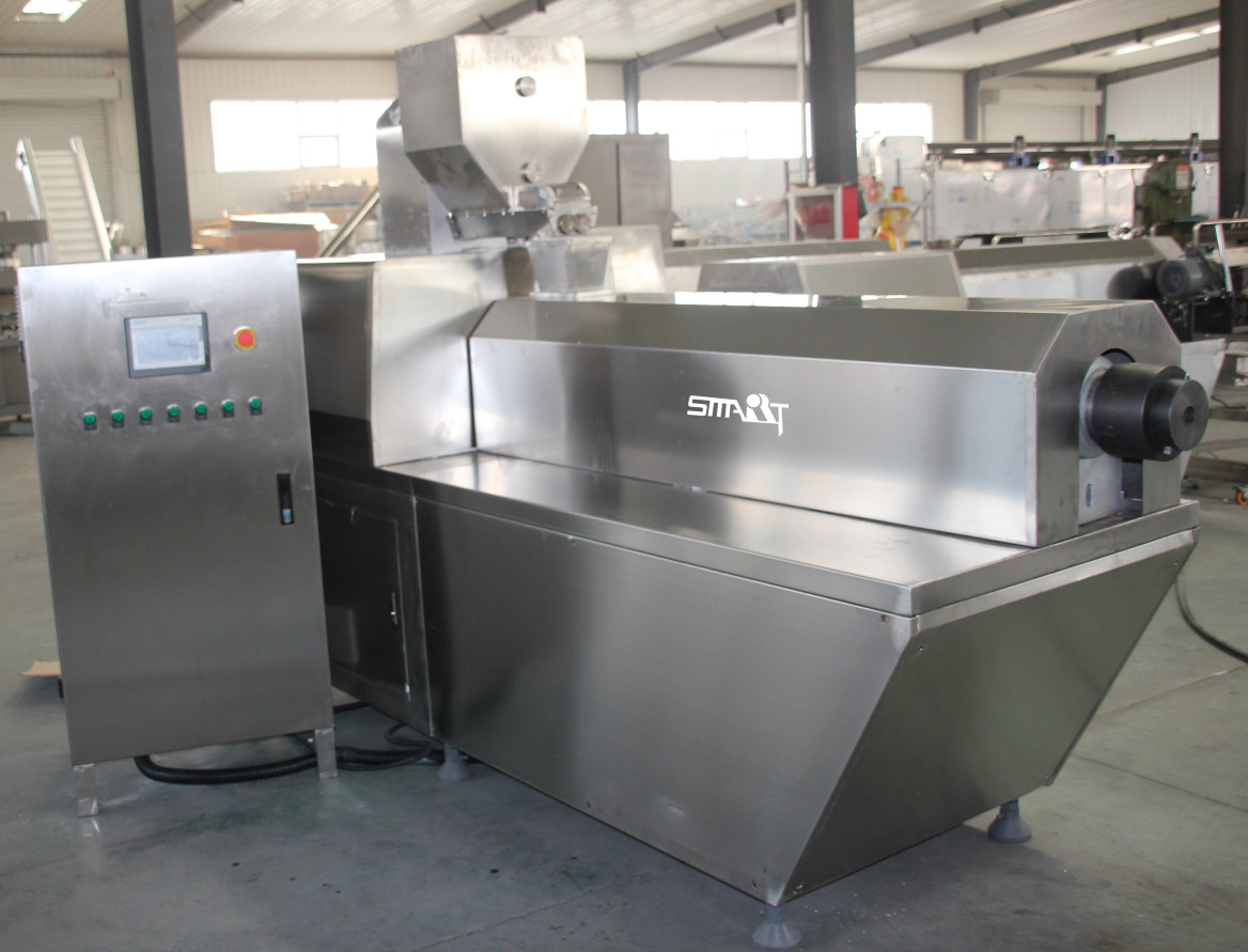 Automatic Puff Snacks Snacks Production Machines Stainless Steel Material Made