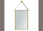 Handmade 3-6mm Framed Bathroom Mirrors Anti Explosion Size Customized