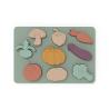 Buy cheap Vegetables Shape Montessori Jigsaws Puzzle Food Grade Silicone Material from wholesalers
