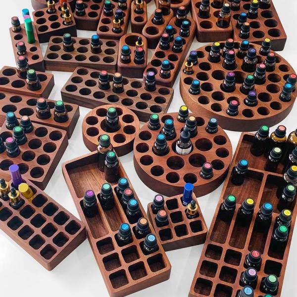 Buy cheap Wooden Essential Oil Display Storage Organizer Holder Stand - Ideal Gift Presentation Shelf from wholesalers