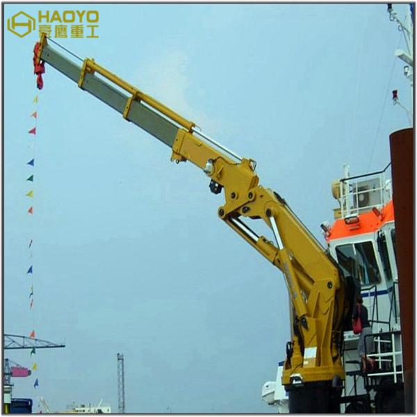 Buy cheap Specifications Knuckle Boom Cargo Hose Industrial Crane Supplier Marine Ship Deck Crane from wholesalers