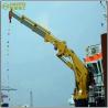Buy cheap Hydraulic Knuckle Boom Marine Ship Crane Price Marine Ship Deck Crane from wholesalers