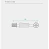 Buy cheap 32mm Length Minifix Connecting Bolts OEM Customizable Furniture Panel Connector from wholesalers