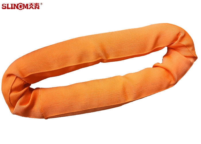 Flat Woven Pattern Polyester Endless Round Sling 20T EN 1492-2 For Industrial
