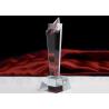 Buy cheap Simple Design Engraved Glass Trophy , Team Champions Glass Trophy Cup from wholesalers