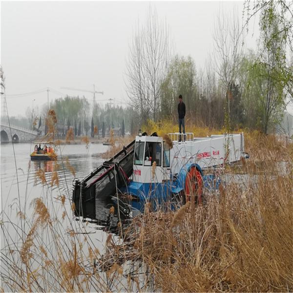 keda aquatic weed harvester machine stainless chain fuel consumption second gear