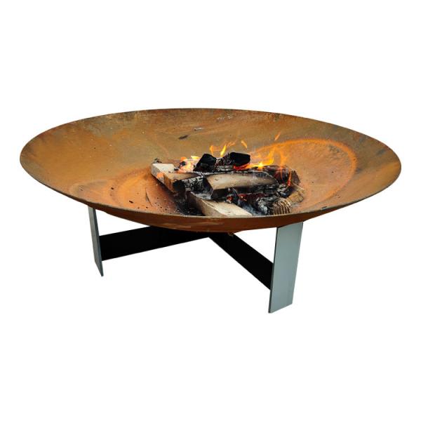 Buy cheap Rustic Red 150cm Corten Steel Fire Pit Bowl Wood Burning 1.5m from wholesalers
