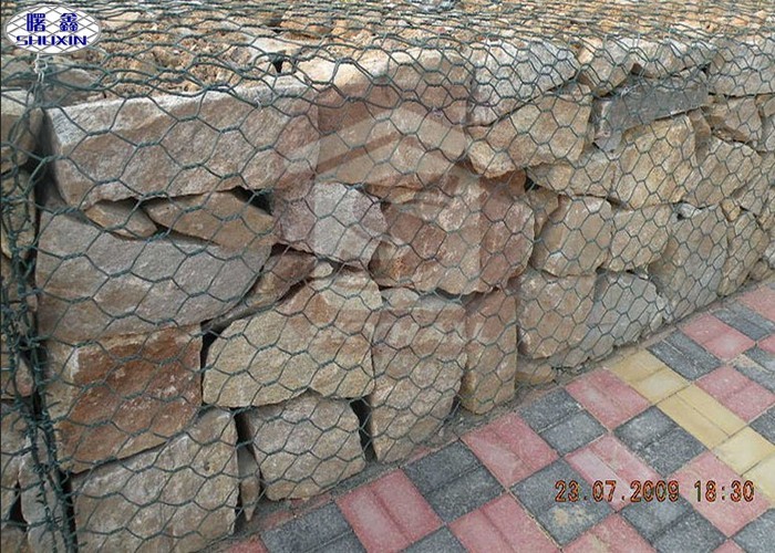 Heigh 2' Sand Filled Hesco 2x1x1 Height Defensive Barrier With Geotextile Filter Fabric