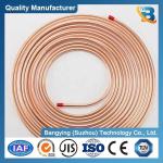 Buy cheap Welding Copper Pipe C65500 Pancake Coil Straight Capillary Tube 0.3mm-80mm 2mm-610mm from wholesalers