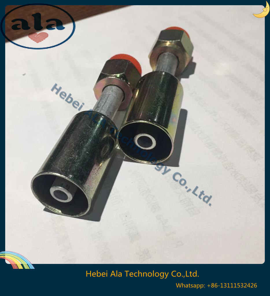 #6 #8 #10 #12 Al joint with iron jacket A/C Fittings 180 Degree A/C fitting O-Ring Female AC Hose connector