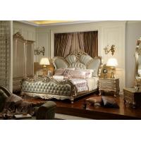 Buy cheap Luxury classic Bedroom furniture Villa interior design of King bed by Craft wood product