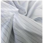 10MM Stripe Knitted Anti Static Polyester Fabric Cleanroom ESD Gloves Fabric
