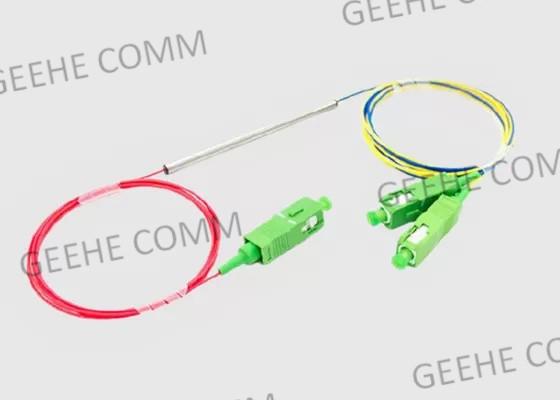 Buy cheap 50/50 Dual Window 1×2 SC Fiber Coupler Splitter 1310nm 1550nm from wholesalers