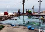 Clear 4 x 4 Stage Platform , Lightweight Dj Platform Stage Fit Swimming Pool