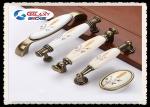 Cabinet Porcelain Handles And Knobs Zinc Dresser Handles Pattern Ceramic