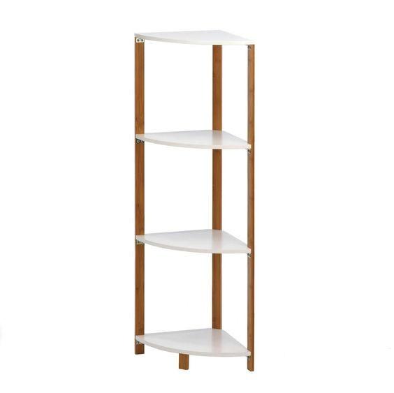 Buy cheap Modern Corner Bamboo Shelving Unit from wholesalers