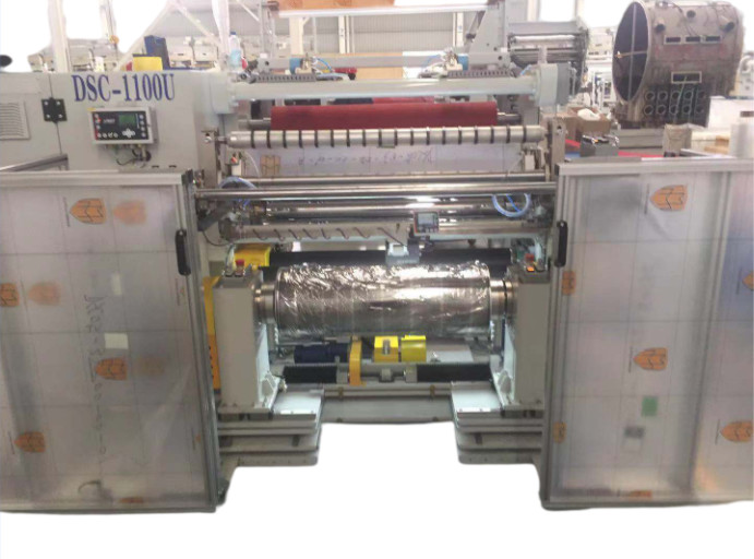 High Speed 15 Micron 200V Slitter Rewinder Machine , Stretch Film Rewinding Machine