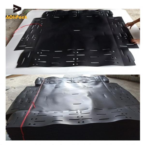 Buy cheap Black 400kg Plastic Slip Sheet 0.6mm For Container Loading from wholesalers