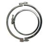 Buy cheap Industrial 80mm-630mm Stainless Steel Duct Clamps Single Bolt Pipe Clamp Antirust from wholesalers
