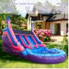 Buy cheap Outdoor Commercial Double Lane Inflatable Water Slides With Pool from wholesalers