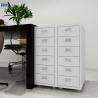 Buy cheap Knock Down Drawer Filing Cabinet Metal Drawer Mobile Pedestal from wholesalers