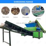 Single Shaft Metal Crusher Machine Stainless Steel Shredder Machine